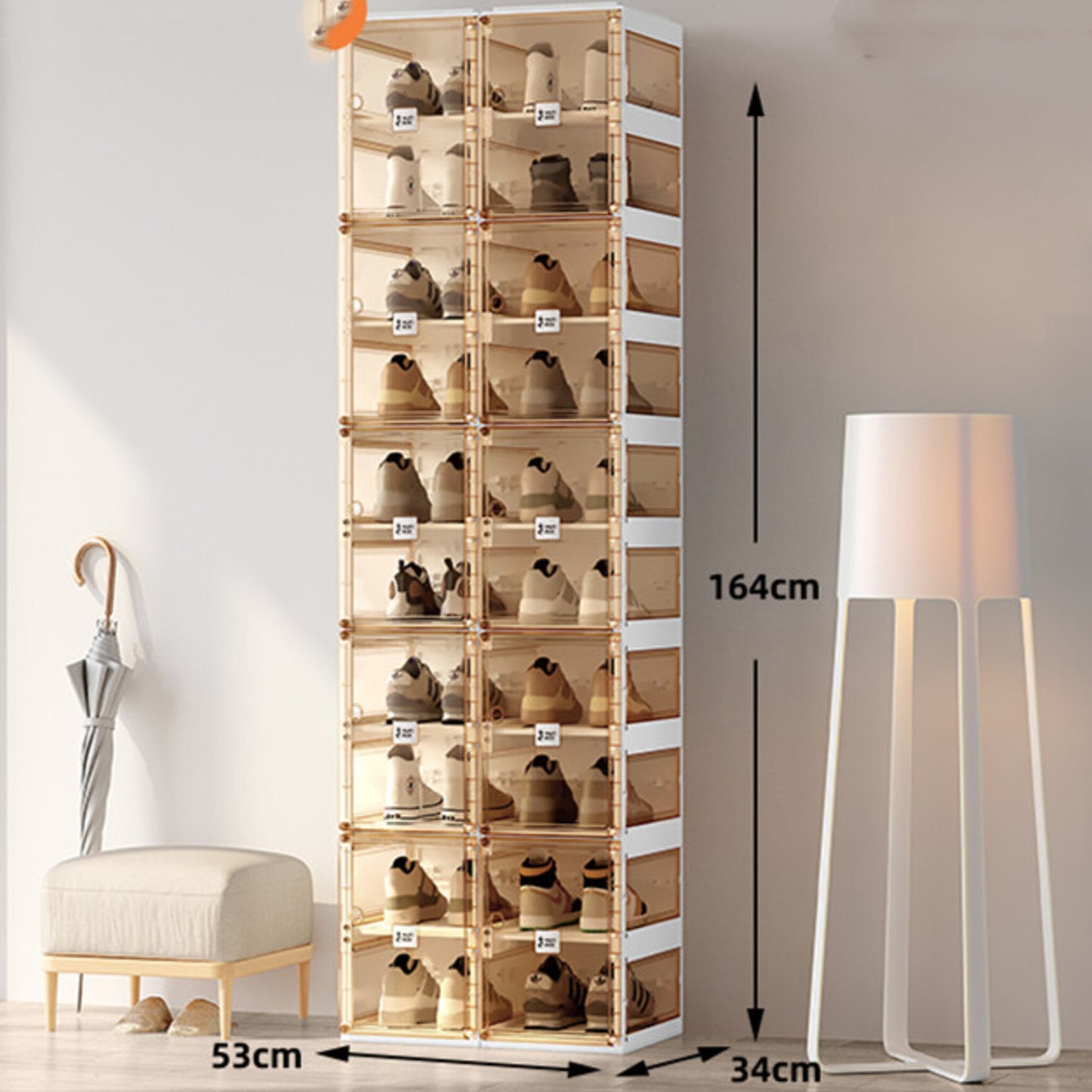 Shoe storage, 10 layers 20 pairs, size